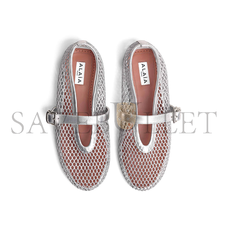 A1a1a BALLET FLATS IN LAMINATED FISHNET AA3A029TK028 - 090